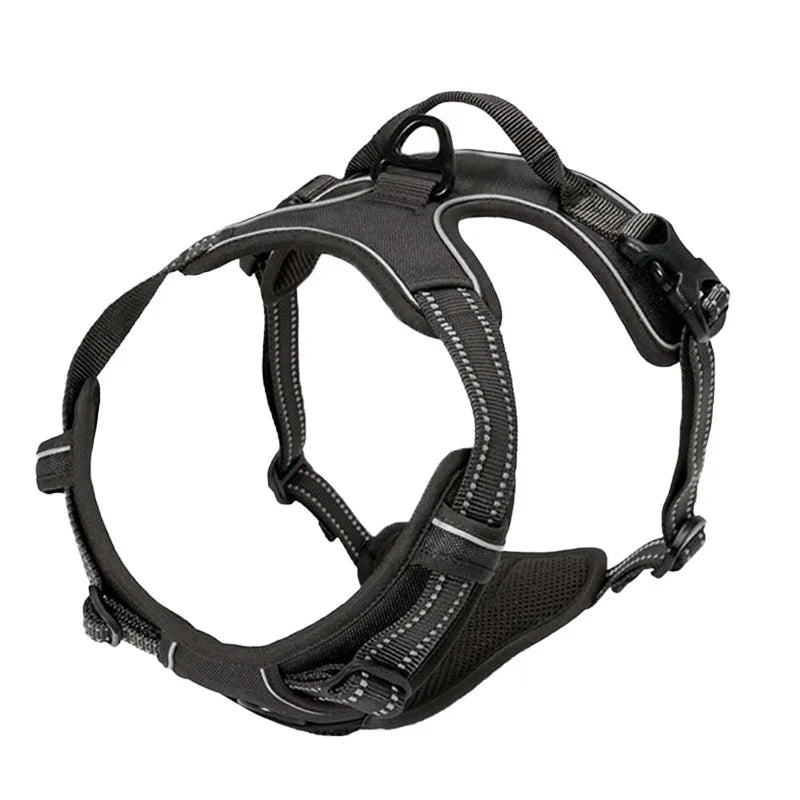 Reflective Fit: Adjustable Dog Harness for All Sizes