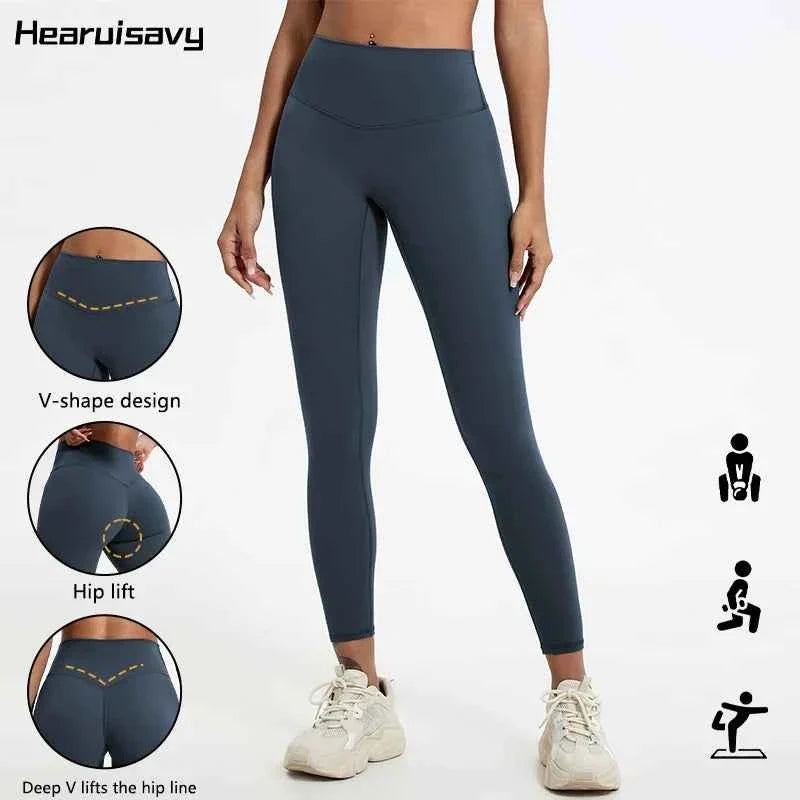 Hearuisavy High Waist Quick-Dry Yoga Leggings