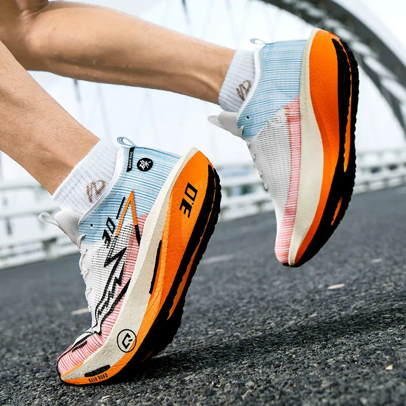 Men's Carbon Board Training Sneakers - Cushioned Mesh