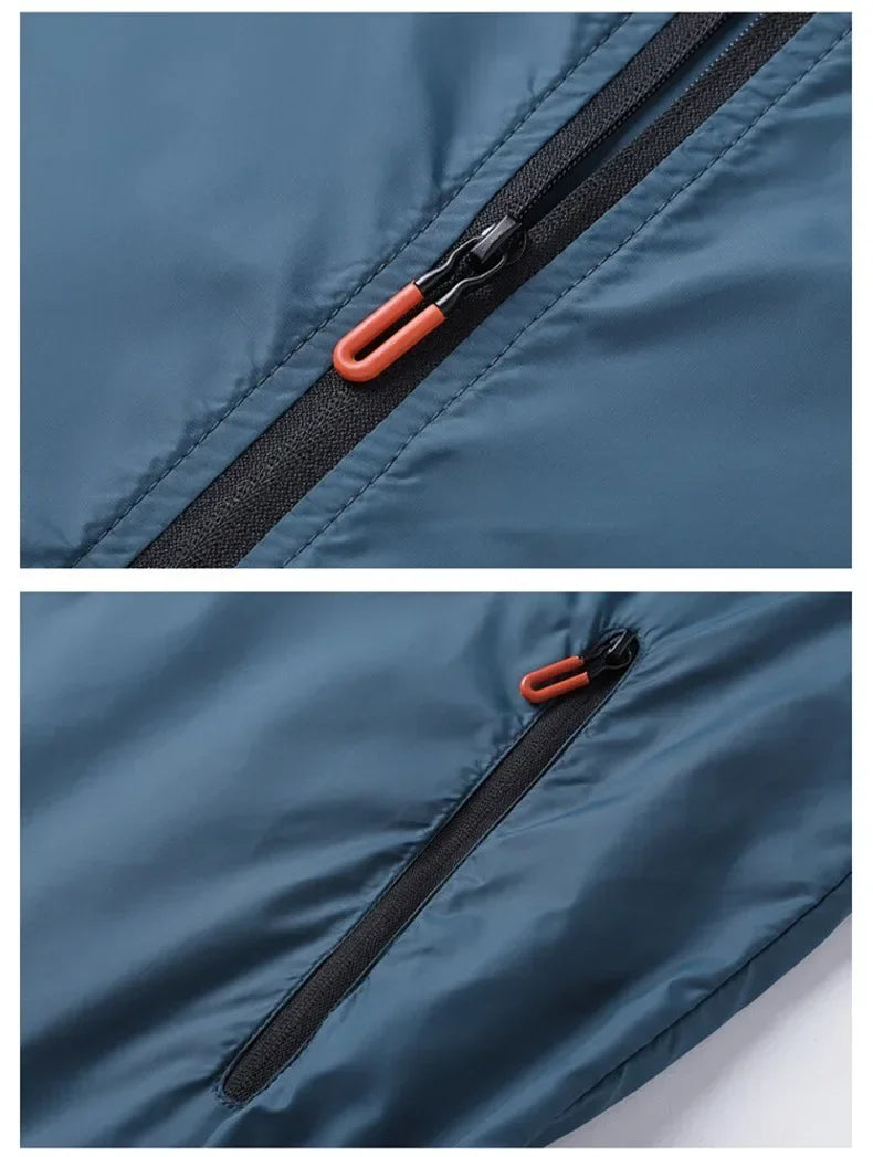 Men Sunscreen Jacket – Breathable Waterproof Sports Protection