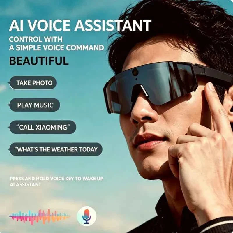 M95 AI Camera Sports Sunglasses with HD Video