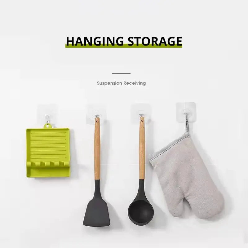 Spatula and Lid Rack Spoon Holder