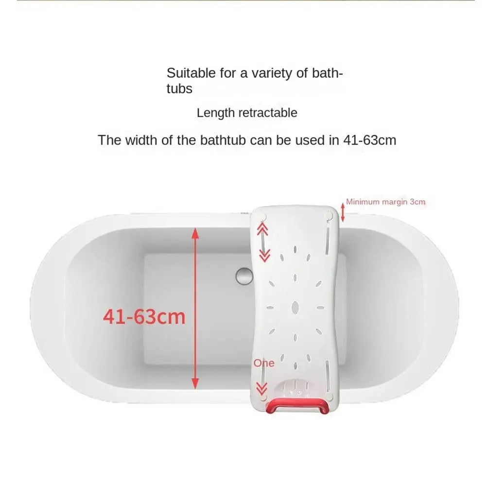 With Handle Bathtub Shower Board Adjustable Non -slip Bathtub Bench With Rounded Corners Bath Sitting Board For Disabled People