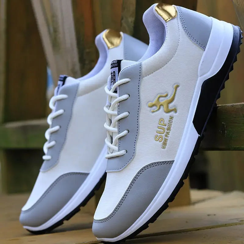 Canvas Tennis Sneakers – Breathable Lace-Up Casual Shoe