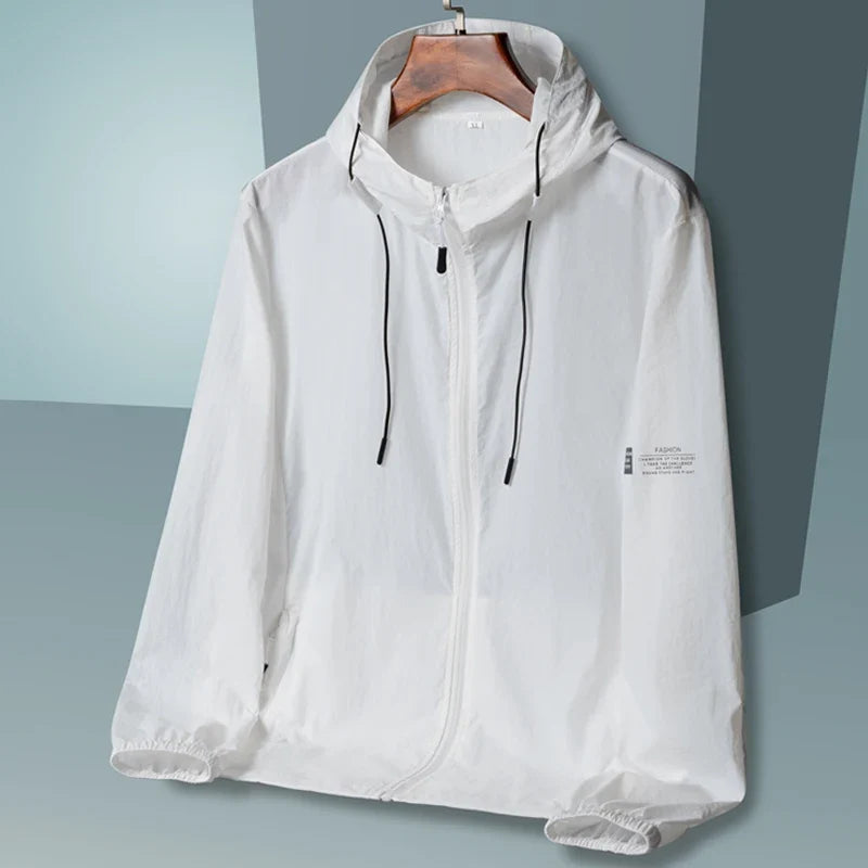 Sun Protection Jacket – Quick Dry Hooded Windbreaker for Men & Women