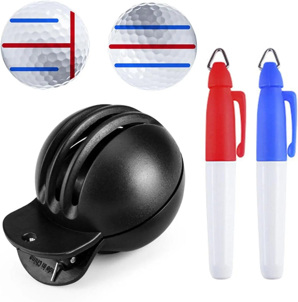 Golf Ball Alignment Tool – Fade-Resistant Marking Kit