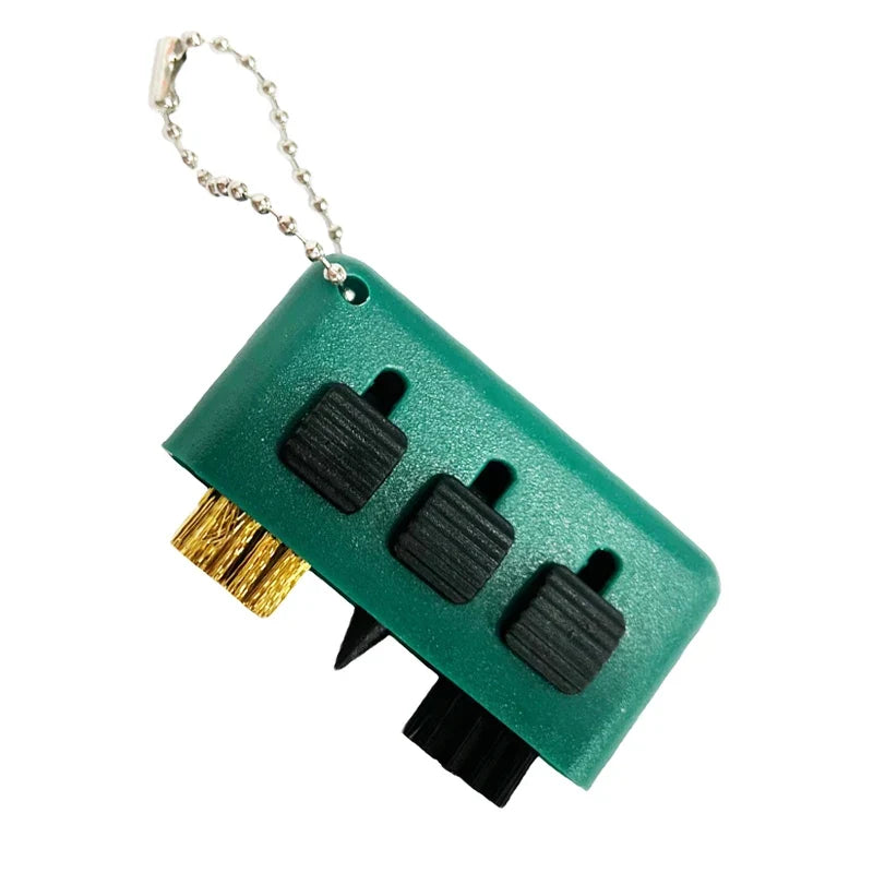 Golf Club Cleaning Brush – 3-in-1 Pocket Tool