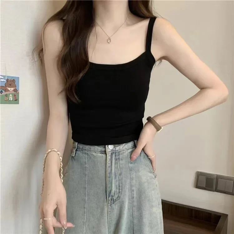 Women Crop Top – Sexy Sleeveless Camisole Vest Tube Top Lingerie
