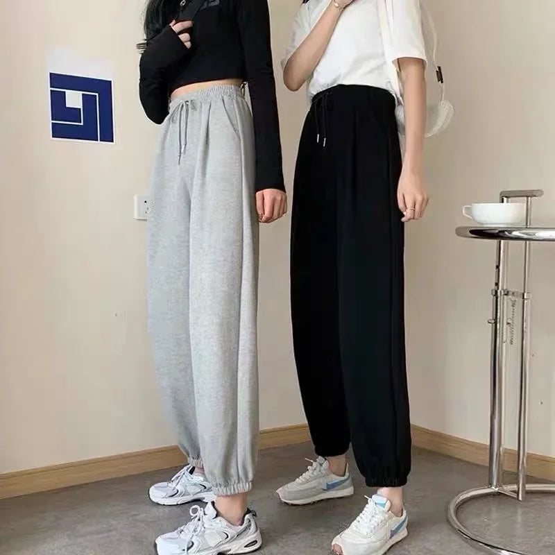 Women Joggers Pants – Oversized Drawstring Hip Hop Sweatpants