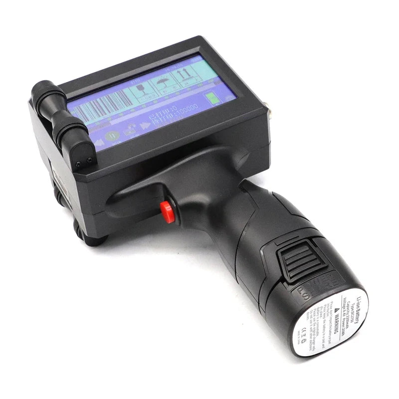 12.7mm 25.4mm Label Printer Handheld Inkjet Printer QR Bar Batch Code Date Number Logo Expiry Date Coding Machine Portable