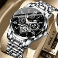 UTHAI Watch for Men – Luxury Quartz Waterproof Hollow Wristwatch