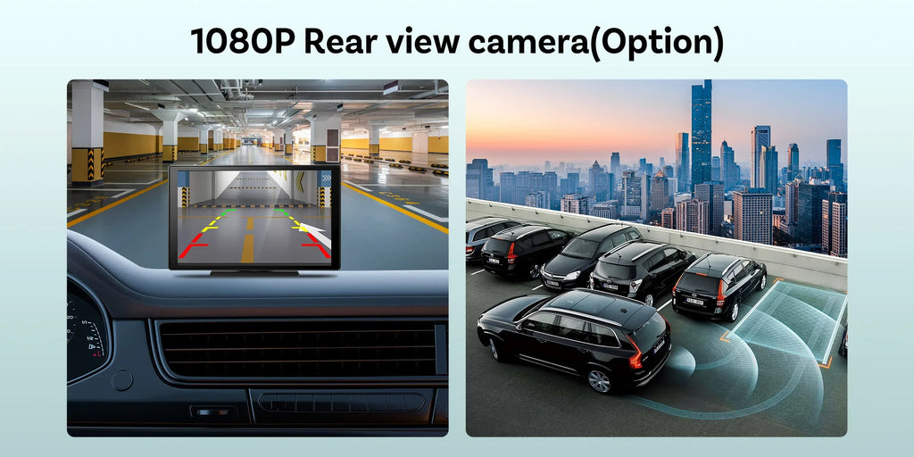 OTTOCAST CarPlay Screen 9.0" INCH 4K Car Touch Screen Wireless Carplay Android Auto Radio DVR GPS Video Built-in Youtube Netflix