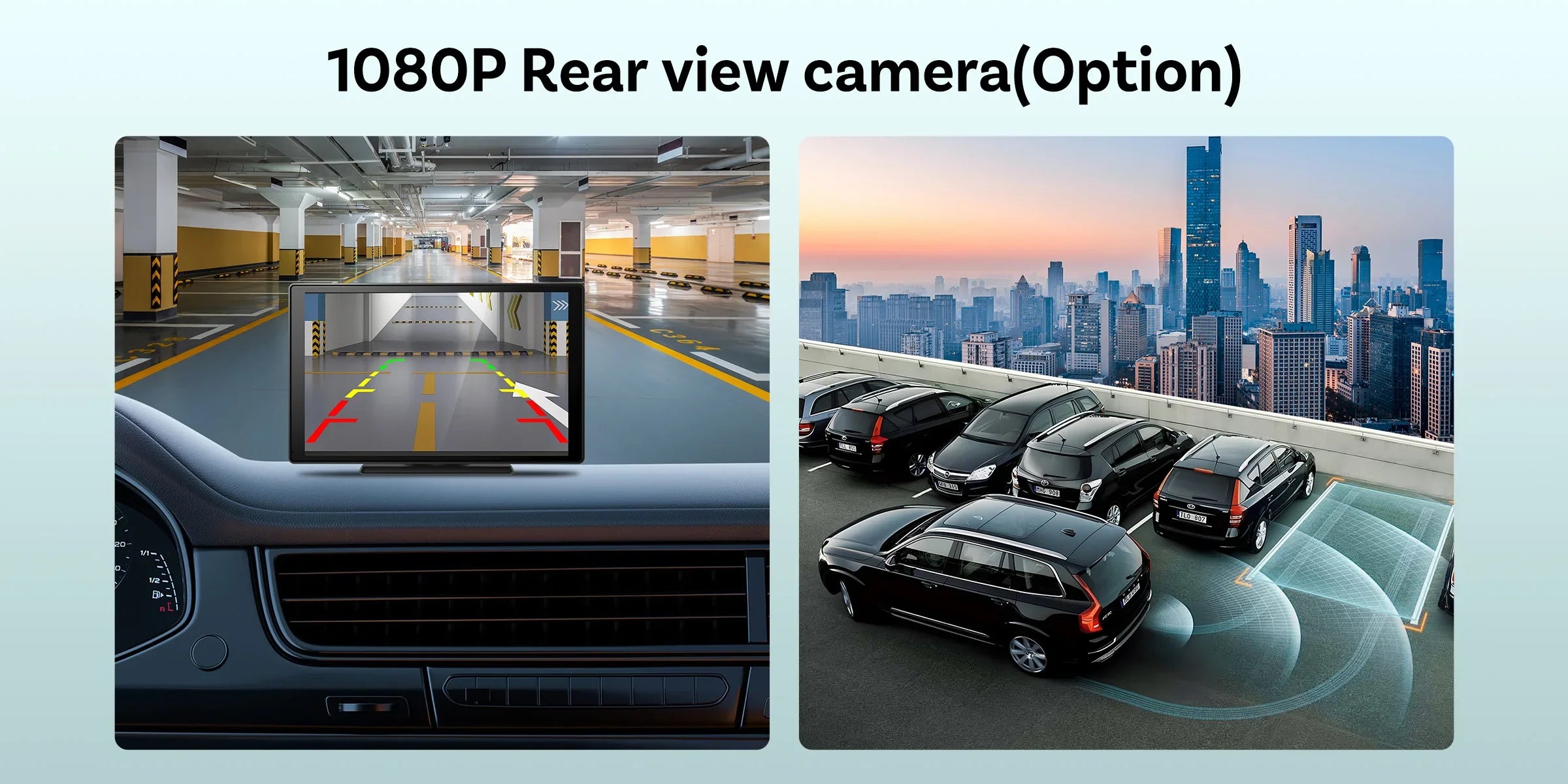 OTTOCAST CarPlay Screen 9.0" INCH 4K Car Touch Screen Wireless Carplay Android Auto Radio DVR GPS Video Built-in Youtube Netflix