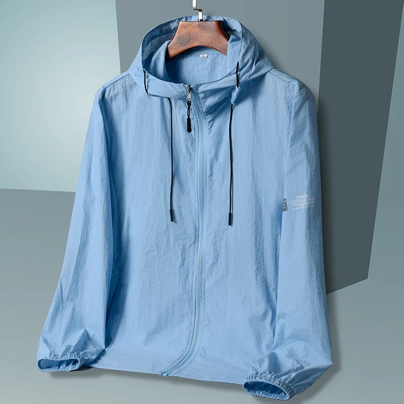 Sun Protection Jacket – Quick Dry Hooded Windbreaker for Men & Women