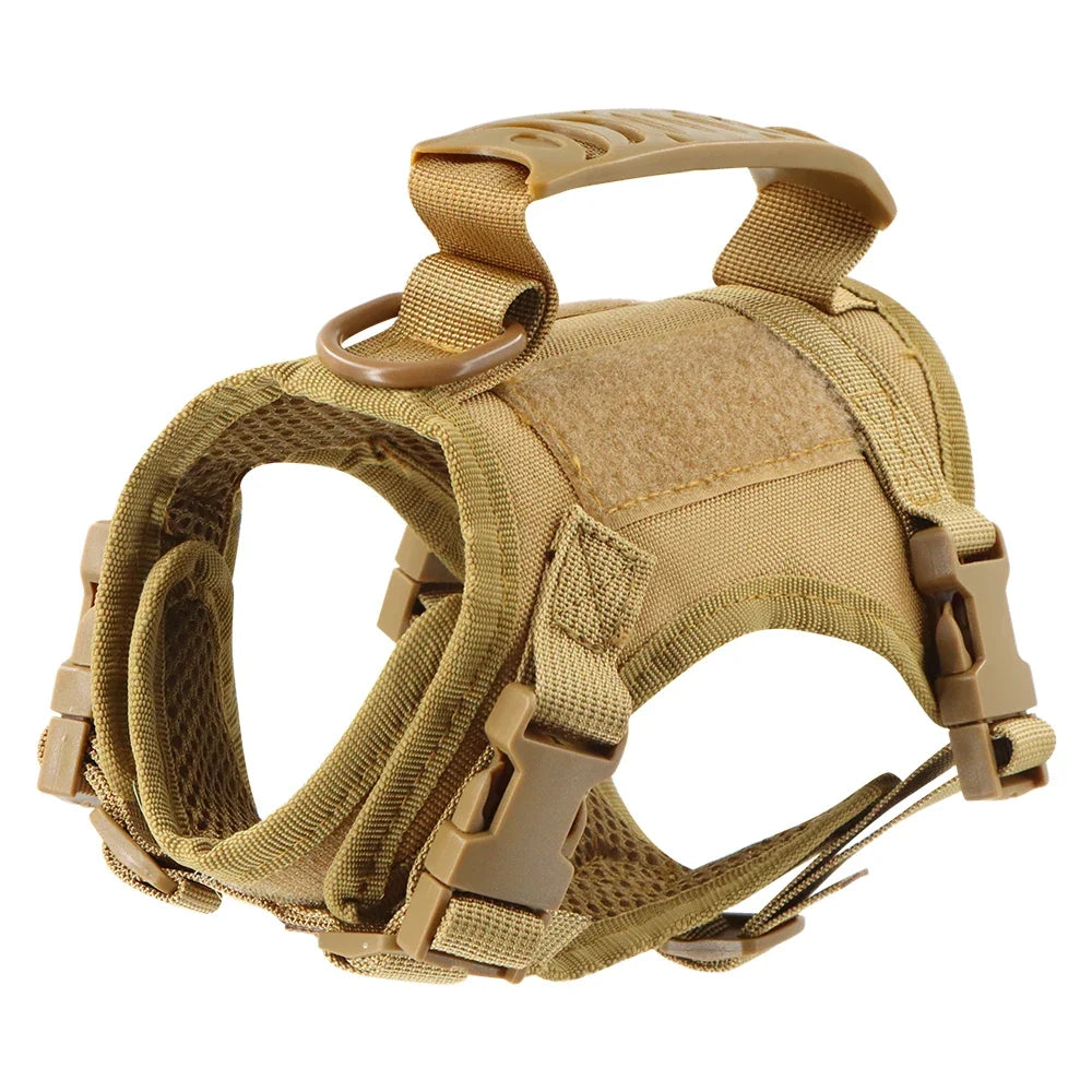 Tactical Cat Harness with 2 Patches Stickers Vest Harnesses