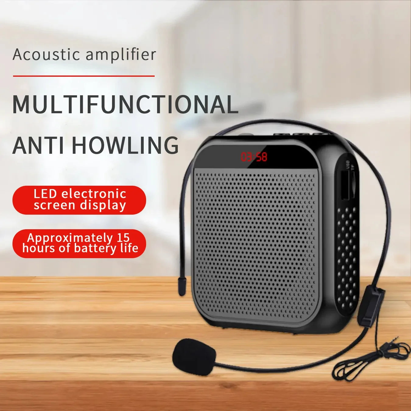 Speaker for teachers to use in class microphone amplifier