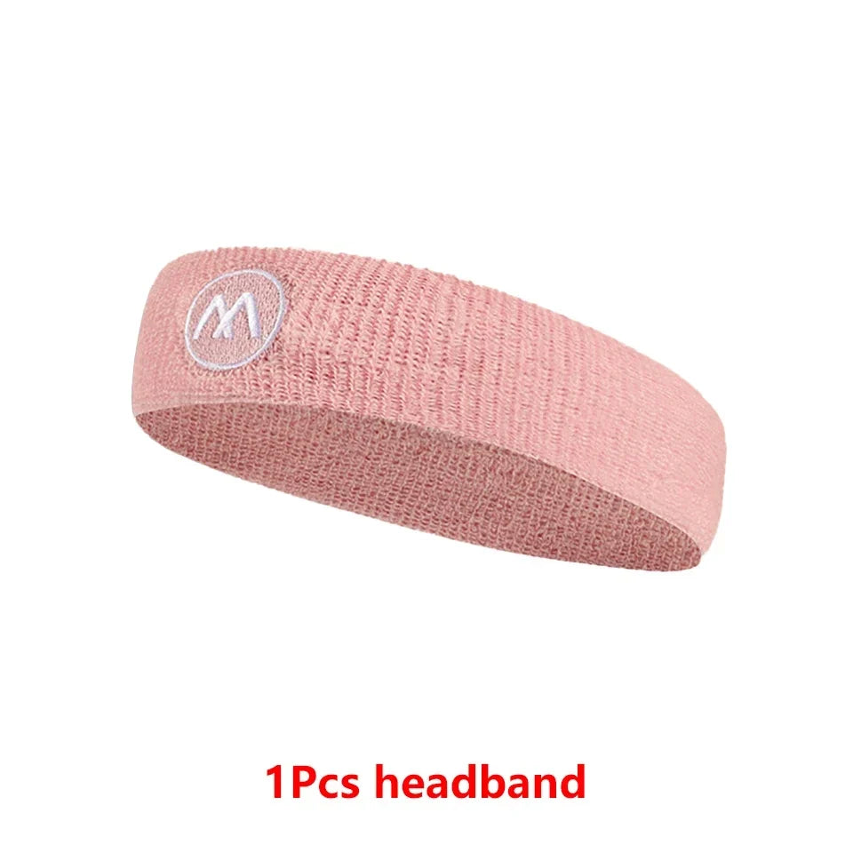 GOBYGO Exercise Headband Wristband Set