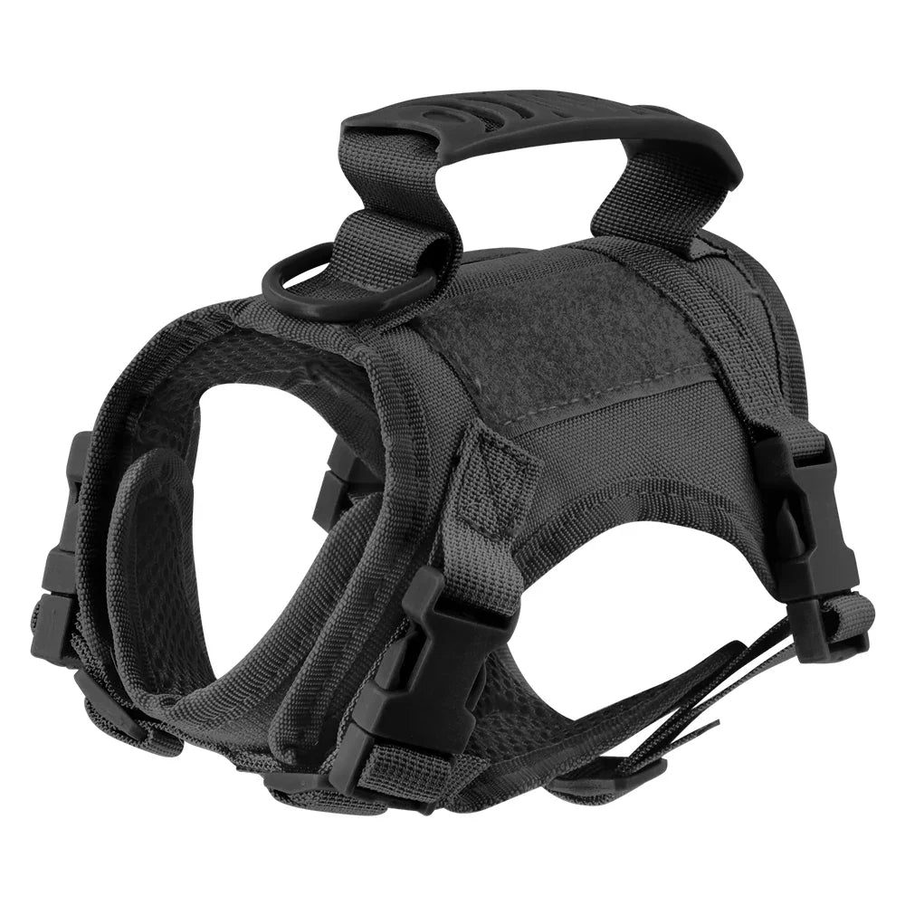 Tactical Cat Harness with 2 Patches Stickers Vest Harnesses