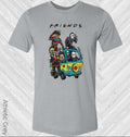 Scooby Doo Van Horror Characters Friends Graphic Tee