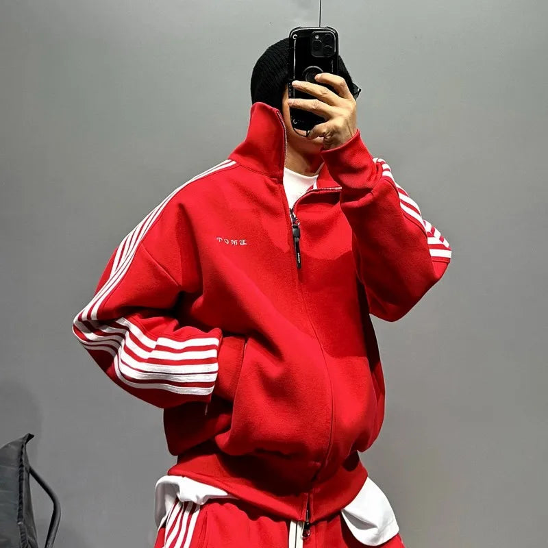 Hip Hop Track Set Jacket & Pants
