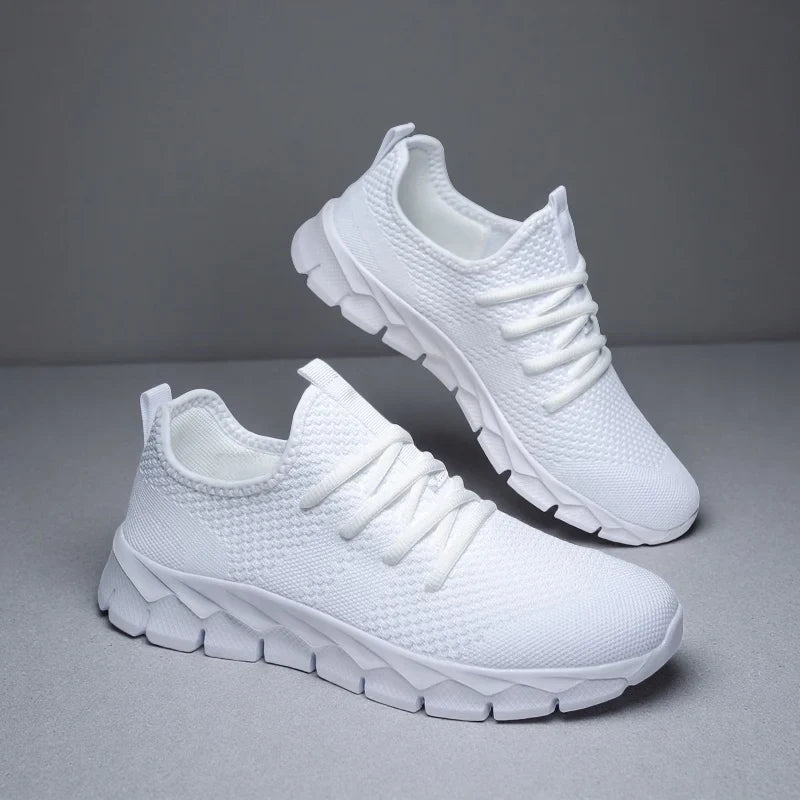 Lightweight Mesh Running Flats – Soft Breathable Sneaker