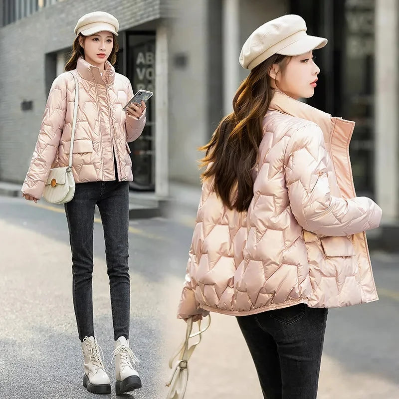 Women Winter Parka Jacket – Thick Short Warm Fashion Coat