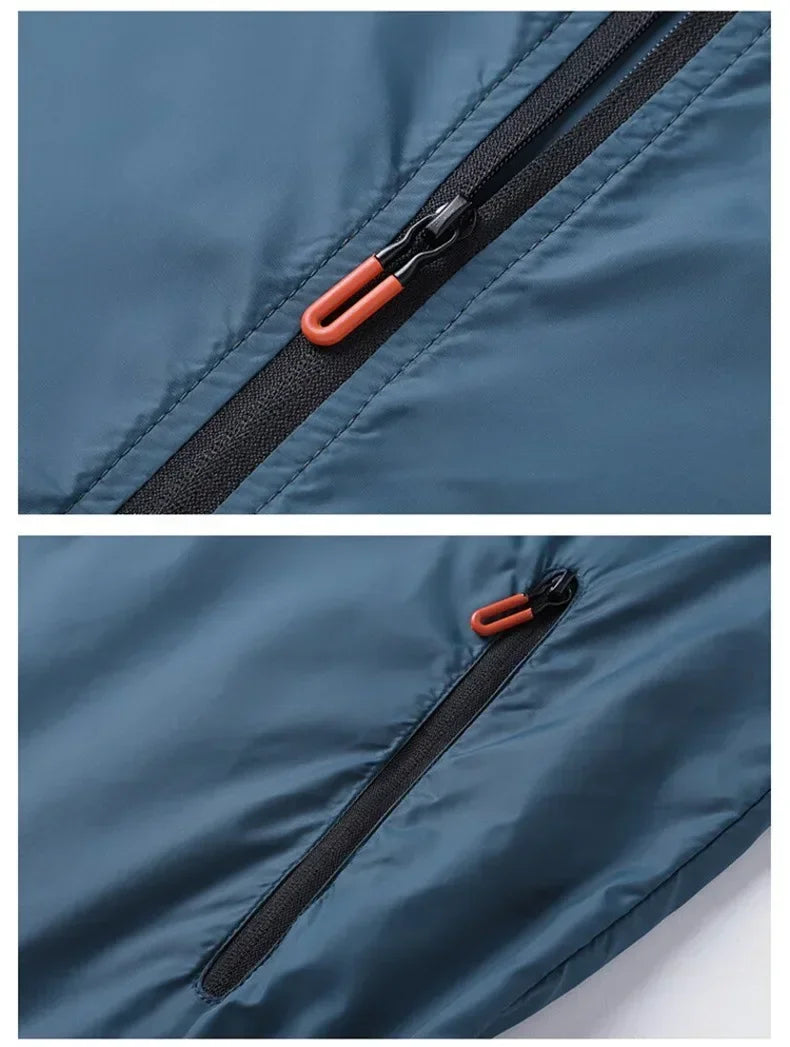 Men Sunscreen Jacket – Breathable Waterproof Sports Protection