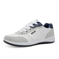 Men's Waterproof Leather Walking Sneakers - Wide Sizing