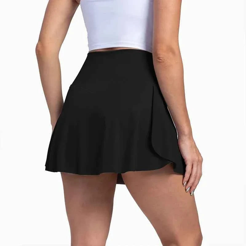 Women’s High Waist Pleated Tennis Skort with Pockets