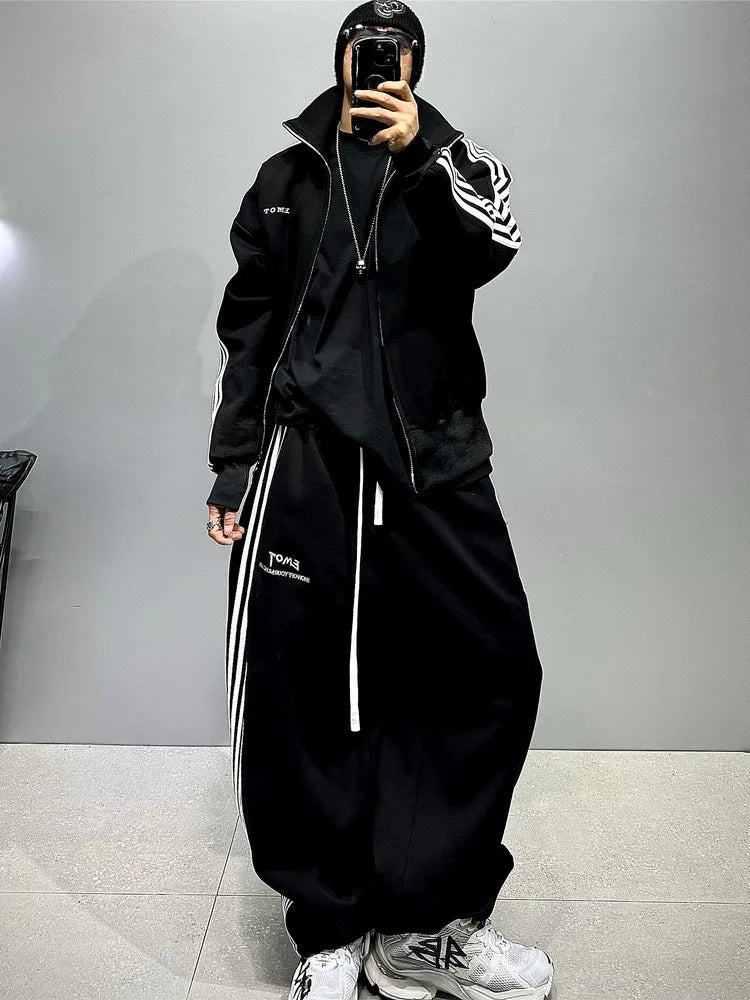 Hip Hop Track Set Jacket & Pants