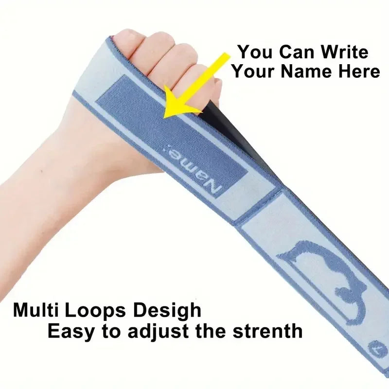 Yoga Stretching Belt | Elastic Resistance Band with Loop Design for Pilates