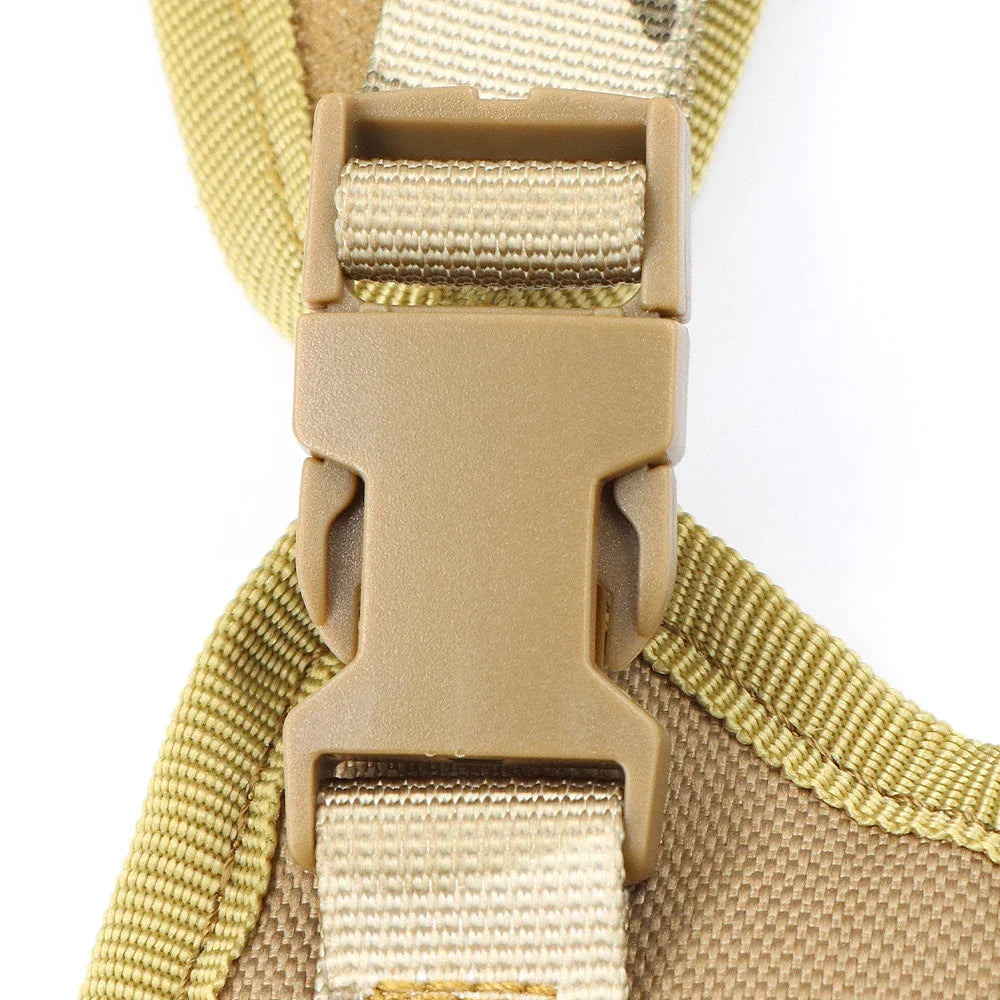 Tactical Cat Harness with 2 Patches Stickers Vest Harnesses