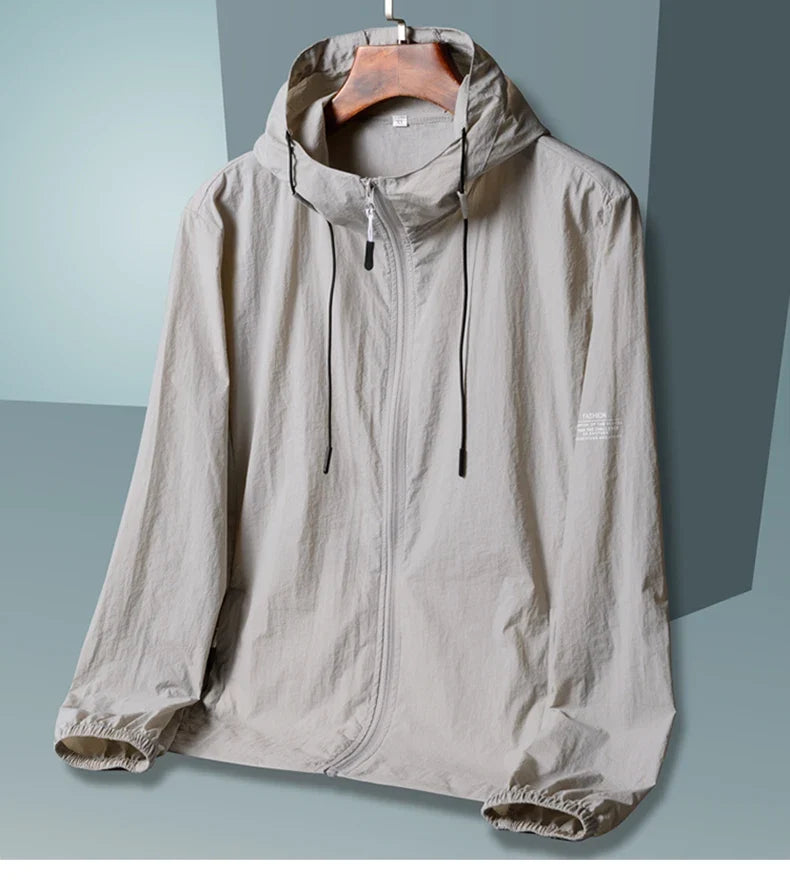 Sun Protection Jacket – Quick Dry Hooded Windbreaker for Men & Women
