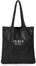 Crochet Tote Bag Women Mesh Beach Knit Summer Aesthetic Boho