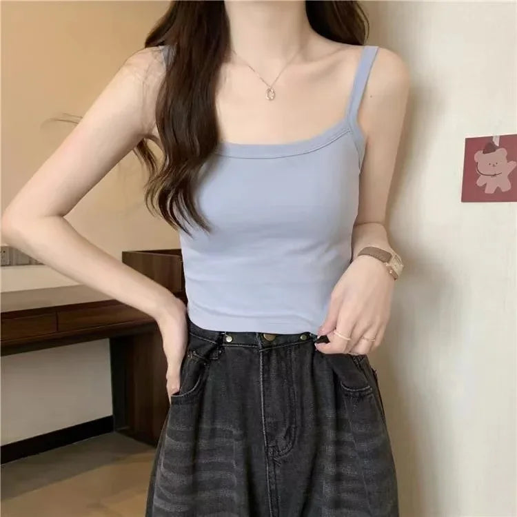 Women Crop Top – Sexy Sleeveless Camisole Vest Tube Top Lingerie