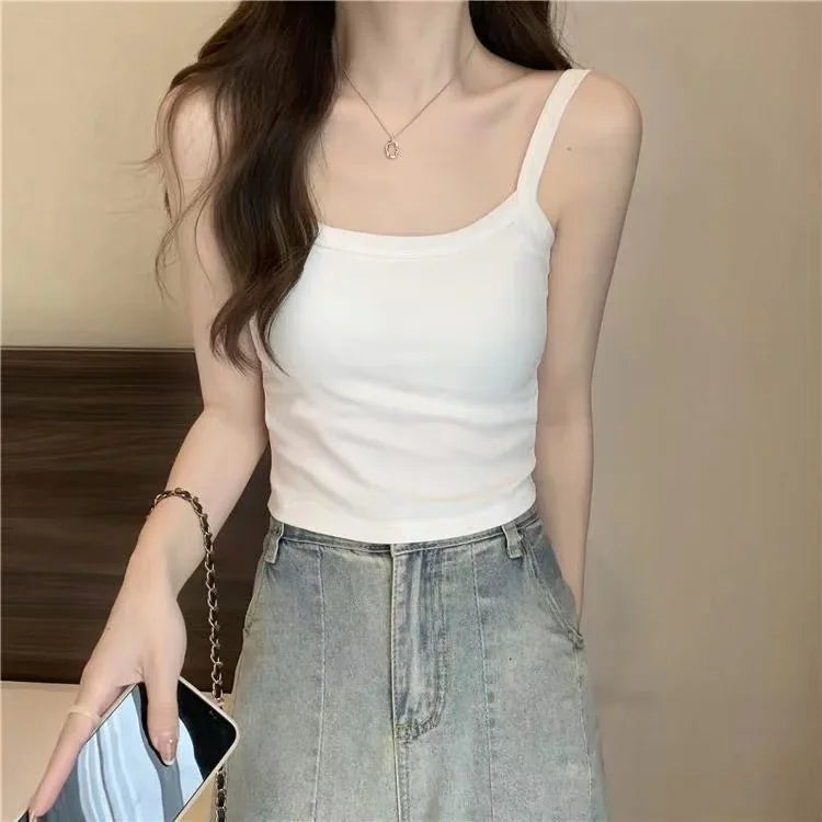 Women Crop Top – Sexy Sleeveless Camisole Vest Tube Top Lingerie
