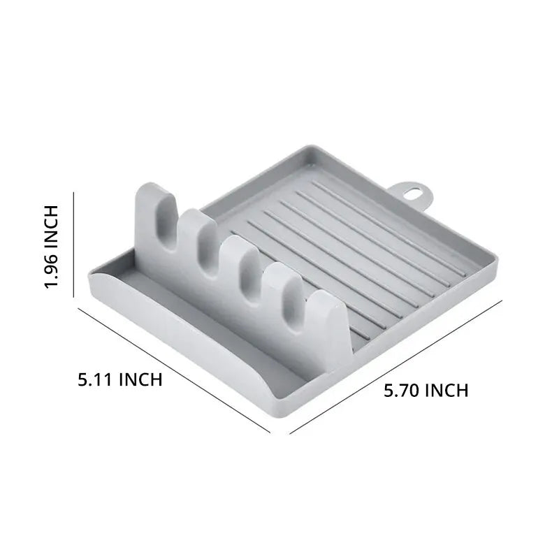 Spatula and Lid Rack Spoon Holder
