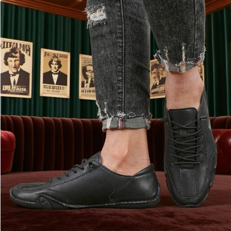 Stitched Ankle Boots – Lightweight Casual Walking Shoe