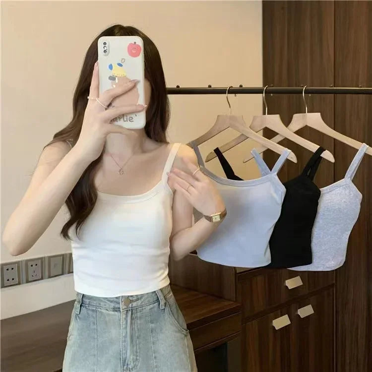 Women Crop Top – Sexy Sleeveless Camisole Vest Tube Top Lingerie