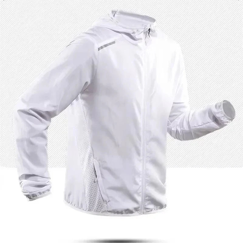 UltraLight Hooded Running Jacket - Windproof & Waterproof