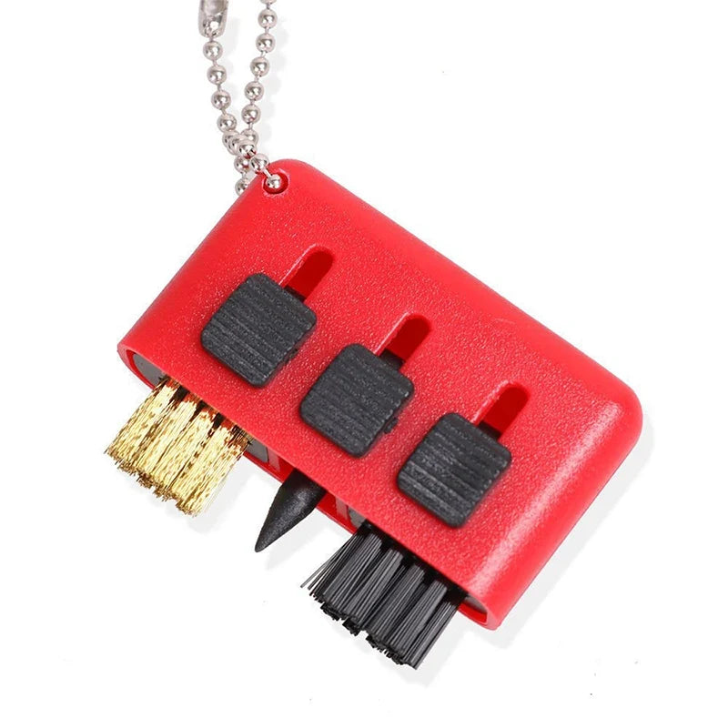 Golf Club Cleaning Brush – 3-in-1 Pocket Tool