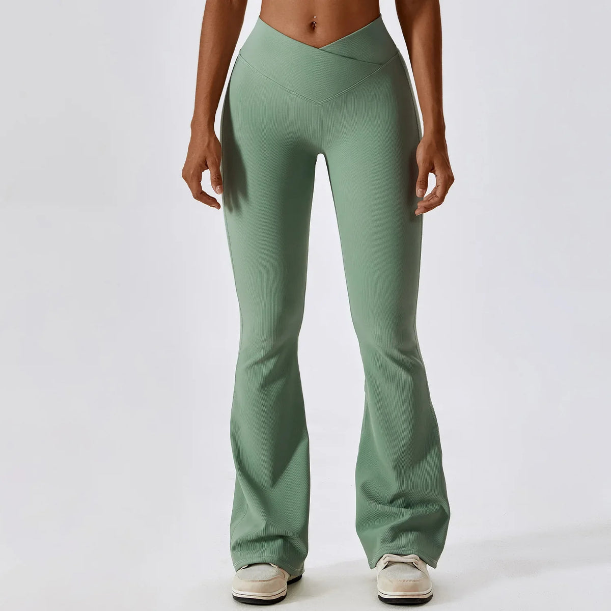 FlareFit High-Waist Yoga Trousers for Women