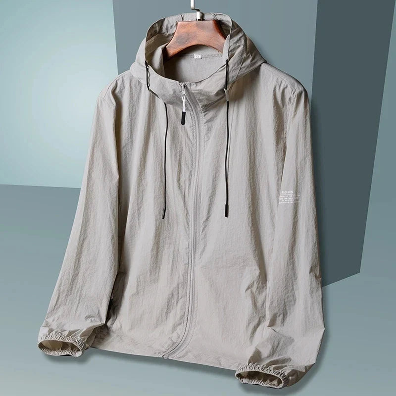 Sun Protection Jacket – Quick Dry Hooded Windbreaker for Men & Women