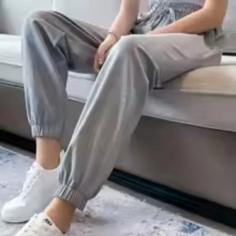 Women Joggers Pants – Oversized Drawstring Hip Hop Sweatpants