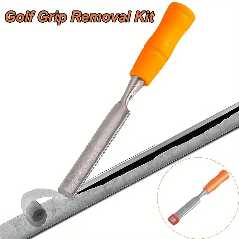 Golf Grip Tape Removal Tool – Steel Stripper for Regripping