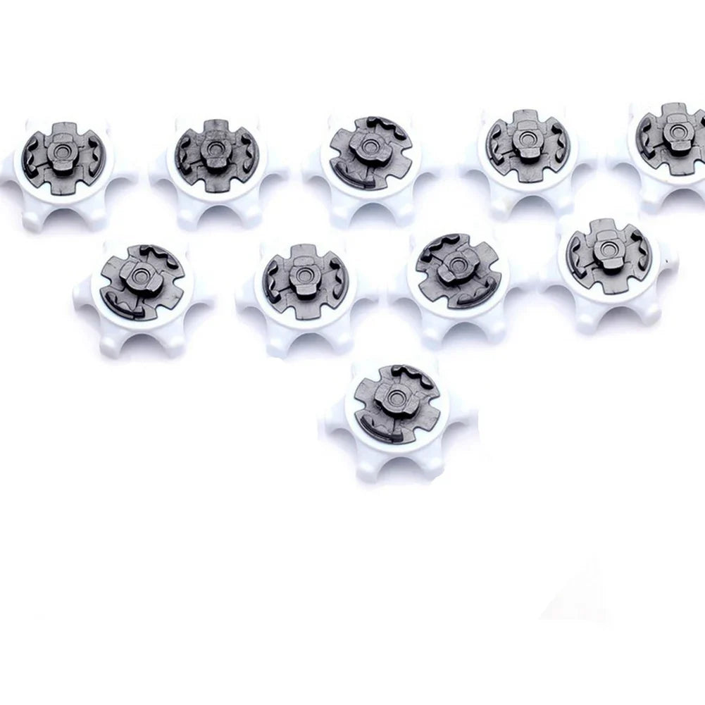 Golf Shoe Spikes – Fast-Twist Replacement Cleats, 10-Pack