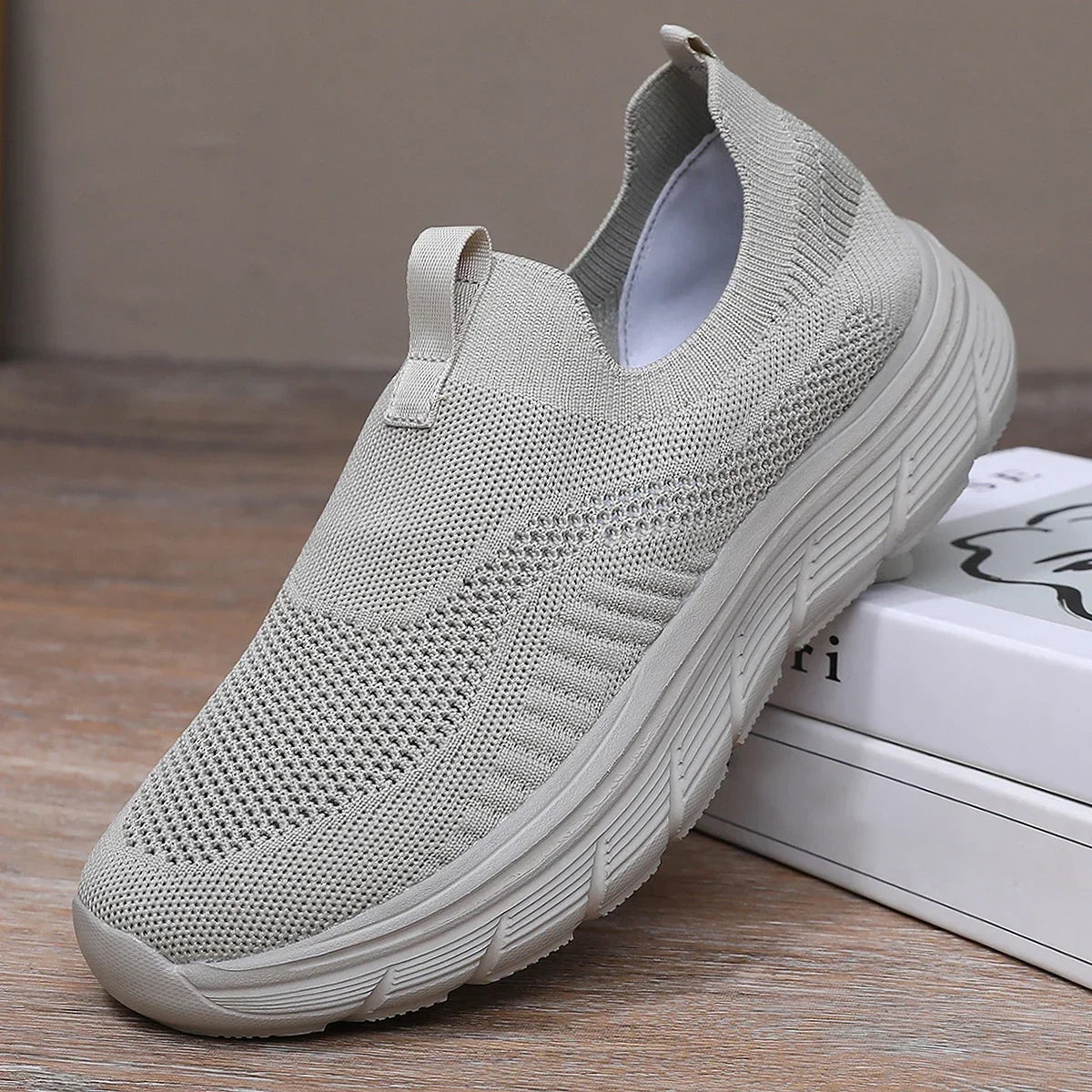 Lightweight Walking Sneakers – Breathable Slip-On Trainer