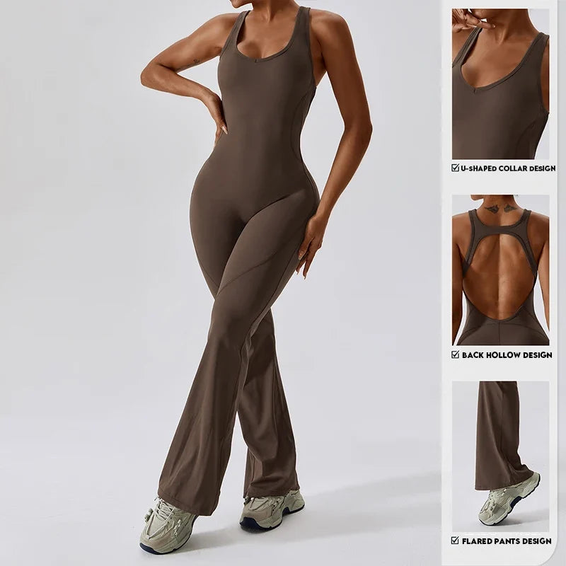 Women Training Workout Bodysuit