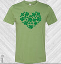 Shamrock Heart St. Patrick's Day Graphic Tee