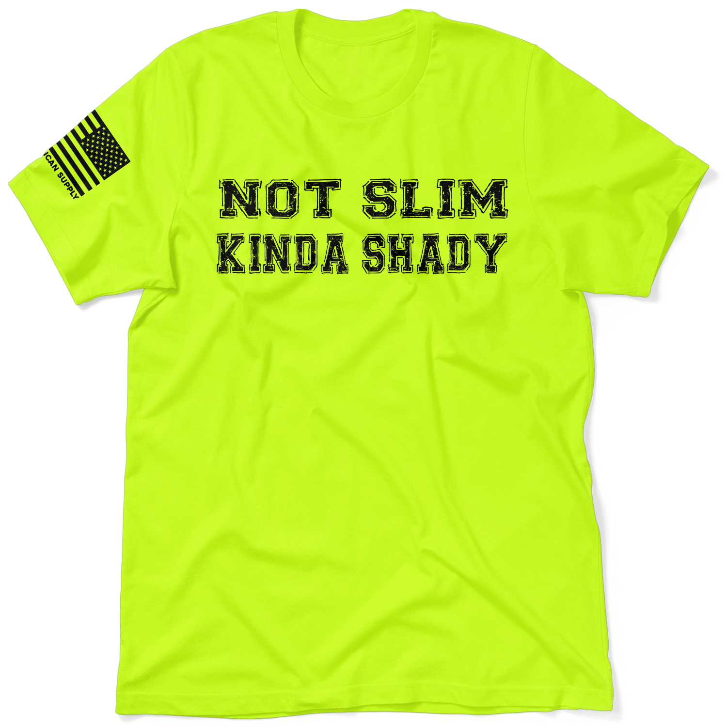 Slim Shady - Safety Yellow T-Shirt